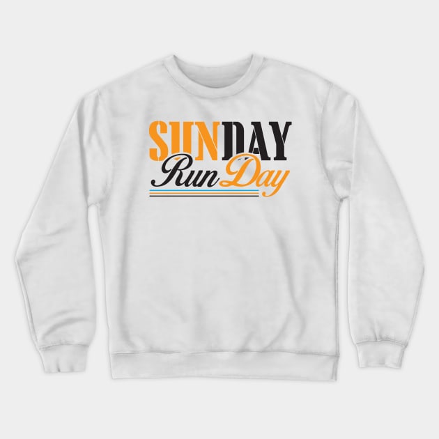 Sunday Runday - Marathon Crewneck Sweatshirt by CRE4TIX